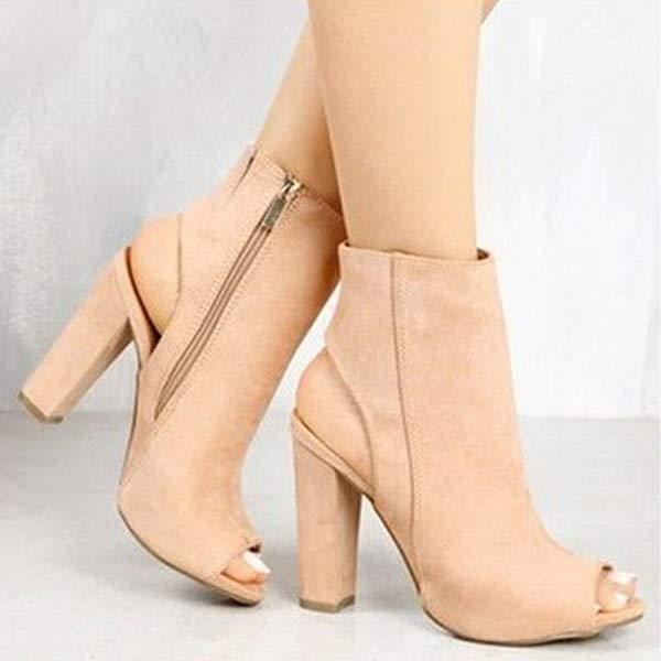 Women'S Chunky Heel High Heel Sandals 80267395C
