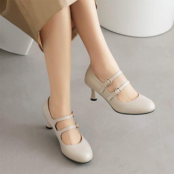 Women'S Mary Jane Vintage Pumps 37843206C