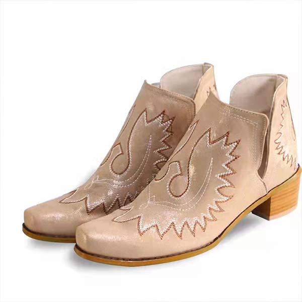 Women'S Embroidered Fashion Chelsea Boots 62848848