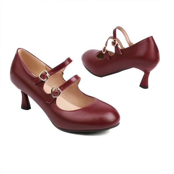 Women'S Mary Jane Vintage Pumps 37843206C