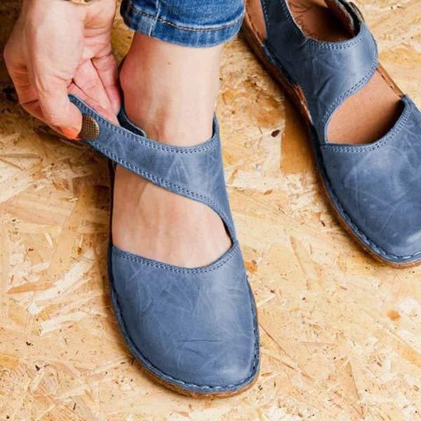 Women's Flat Round Toe Casual Sandals 48465848C