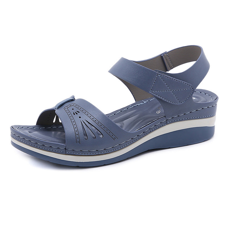 Women's Retro Massage Sponge Wedge Sandals