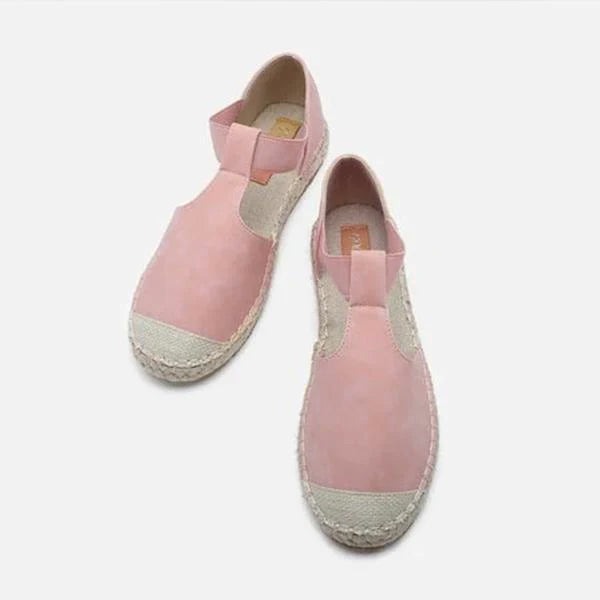 Women's Flat Elastic Espadrille Fisherman Shoes 94793500C