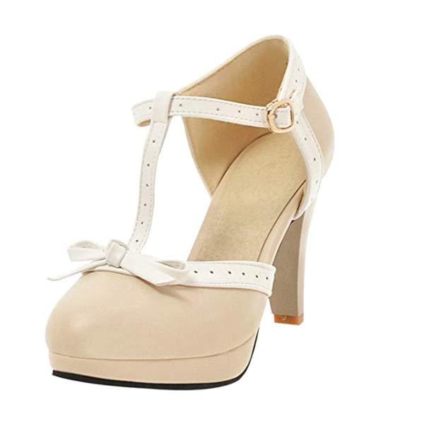 Women'S Colorblock High Heel Sandals 31154993C