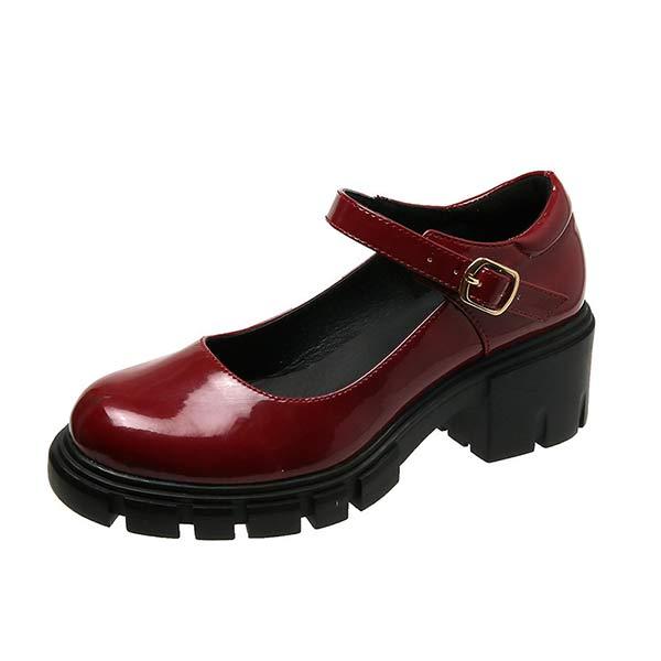 Women'S Chunky Heel Round Toe Fashion Shoes 88903993C
