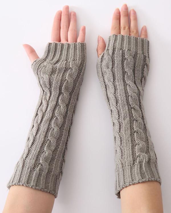 Casual Knitted Women All Season Gloves