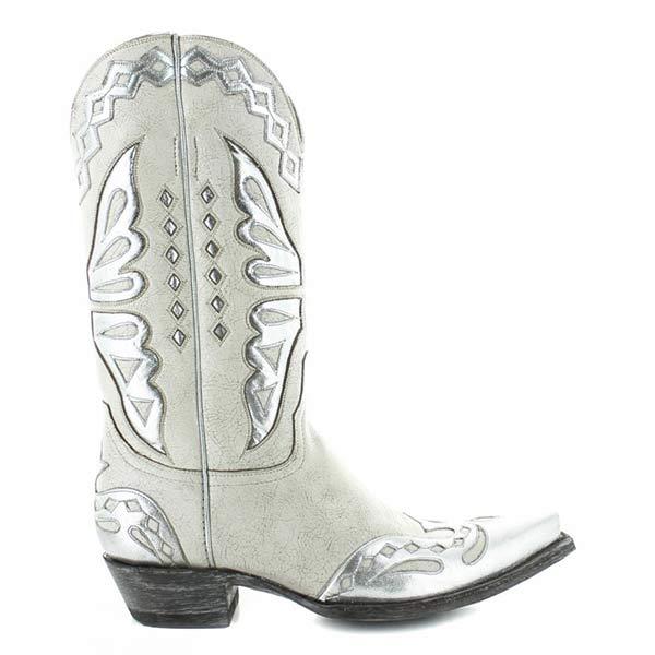 Women's Patchwork Patent Leather Mid-Calf Fashion Boots with Pull-on Shaft 59470163C