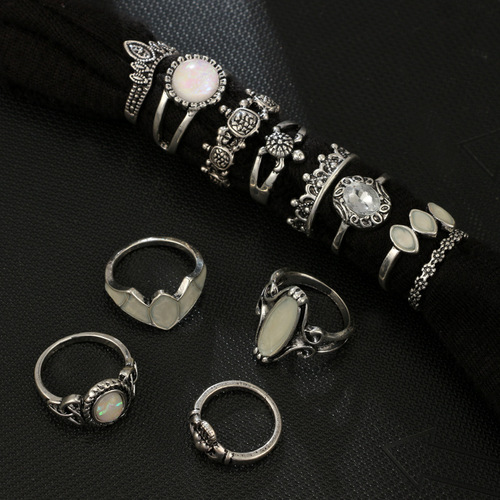 Bohemian Vintage 12PCS Ring Set