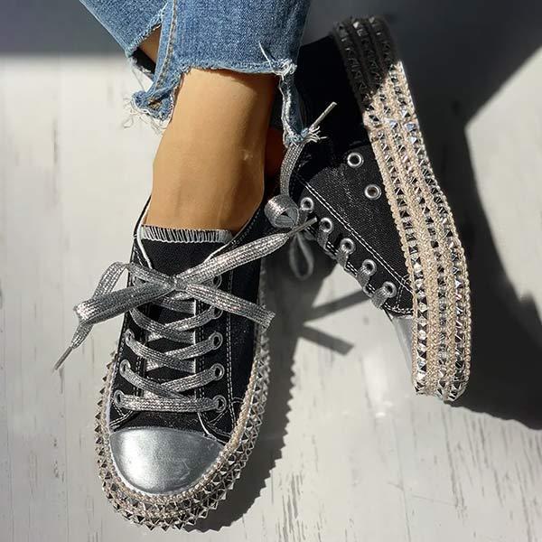 Women'S High Top Fashion Stud Leopard Print Espadrilles 36901966C