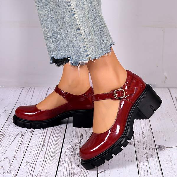 Women'S Chunky Heel Round Toe Fashion Shoes 88903993C