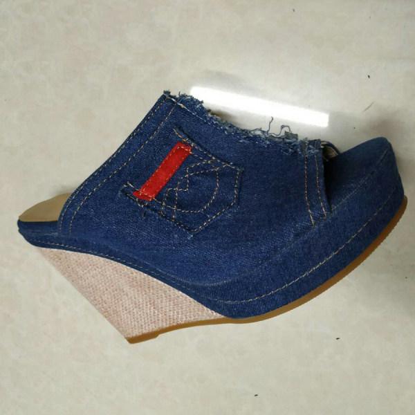 Women's Open Toe Wedge Sandals 52679077
