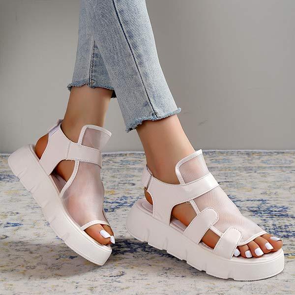 Women's Mesh Breathable Platform Sandals 26459716C