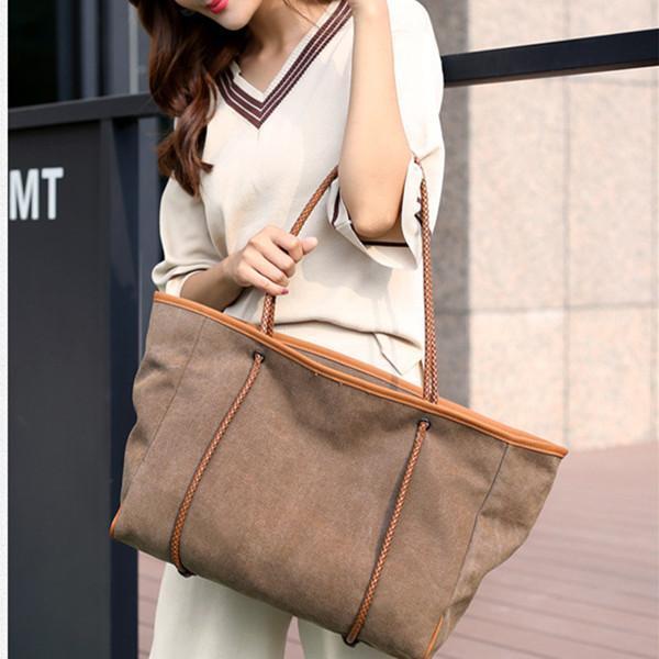 Casual Outdoor Canvas Large Capacity Shoulder Bag