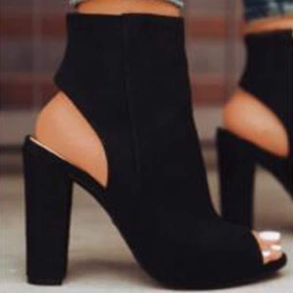 Women'S Chunky Heel High Heel Sandals 80267395C