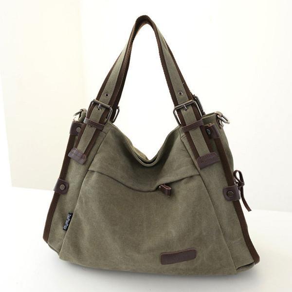Canvas Casual Shoulder Bag Crossbody Bag Travel Handbag