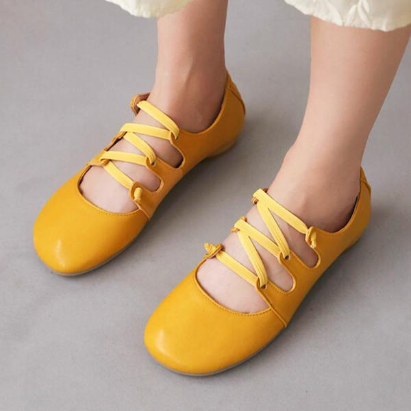 Women's Elastic Band Round Toe Block Heel Mary Jane Shoes 39825645C