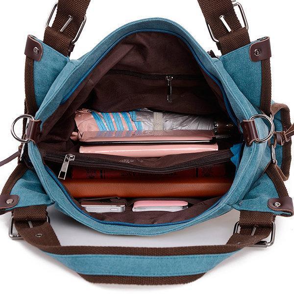 Canvas Casual Shoulder Bag Crossbody Bag Travel Handbag