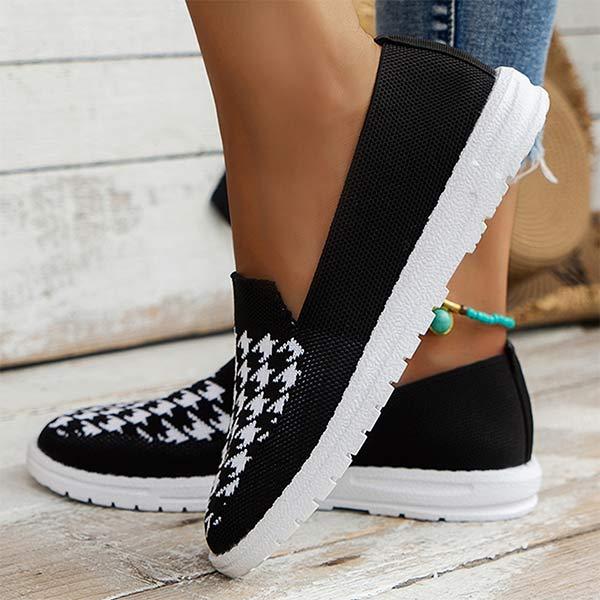 Women's Fabric Slip On Flat Casual Shoes 50121077C