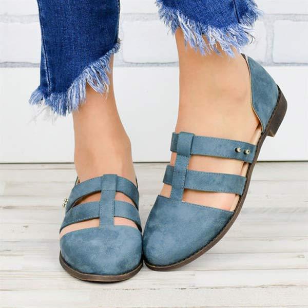 Women's Flat Hollow Sandals 35148940C