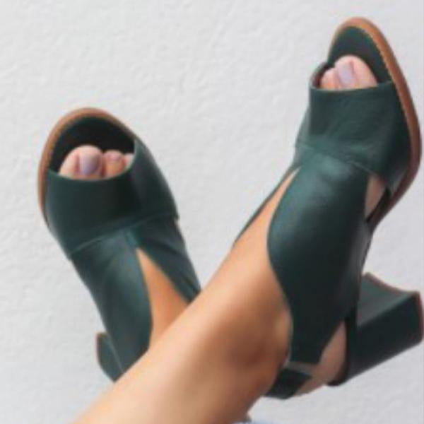 Women's Fashion Fish Mouth High Heel Breathable Sandals 57632944C