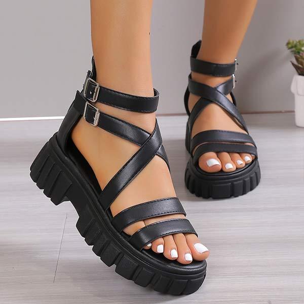 Women's Platform Roman Sandals 36093451C