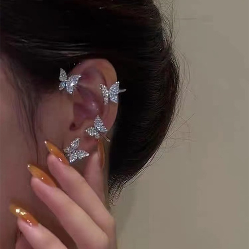 Butterfly Cuff Clip Earrings
