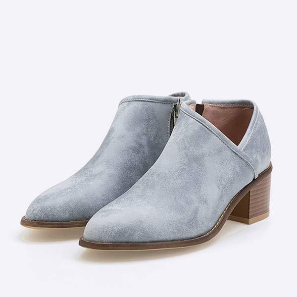 Women's Mid Heel Ankle Boots 13054738C