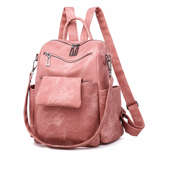 2020 New And Fashional Woman City-Style PU Backpack Shoulder Bag