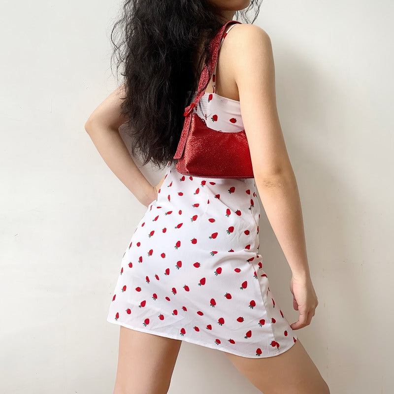 Strawberry Shortcake Mini Dress ~ HANDMADE