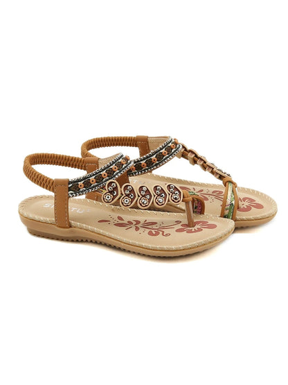 Women's Boho Beaded Vintage Sandals