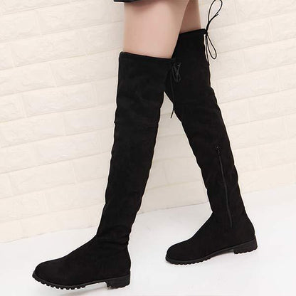 Women'S Flat Over The Knee Boots 03695778C