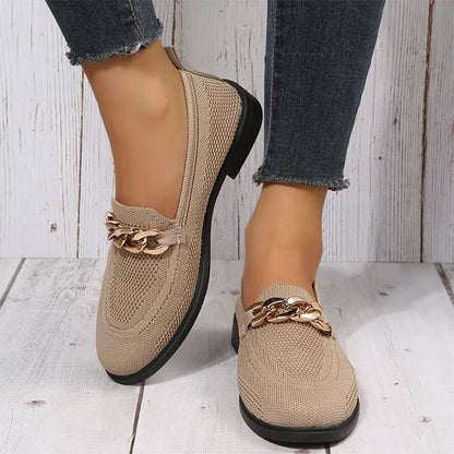 Women'S Flyknit Pump Chain Flats 54921441C