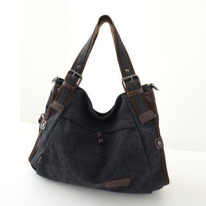 Canvas Casual Shoulder Bag Crossbody Bag Travel Handbag