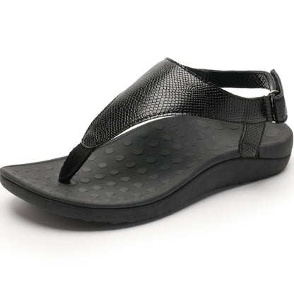 Women's Simple Wedge Thong Sandals