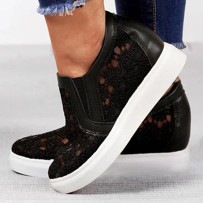 Women's Hollow Breathable Mesh Casual Shoes 34656642C