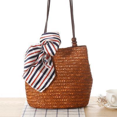 2019 New Style Straw Handbags Retro Shoulder Bags