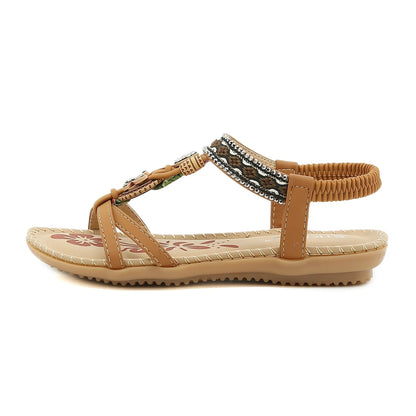 Women's Boho Beaded Vintage Sandals