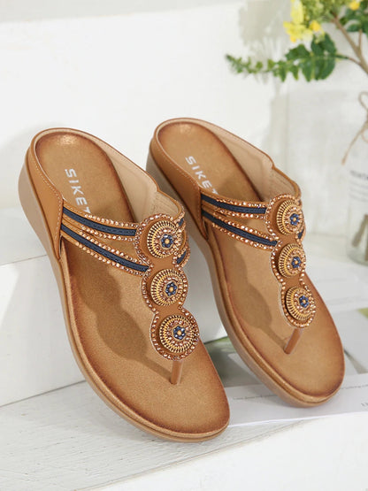 Women's Boho Vintage Beaded Sandals