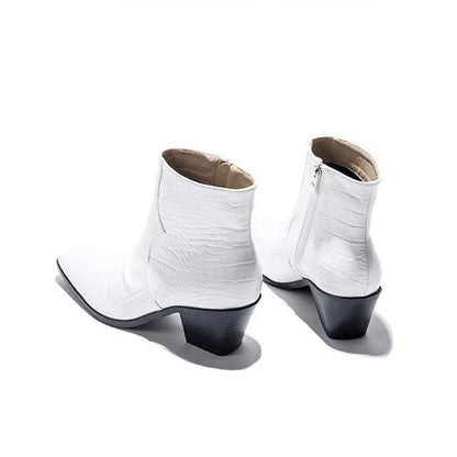 Women'S Chunky Heel Chelsea Booties 12081535C