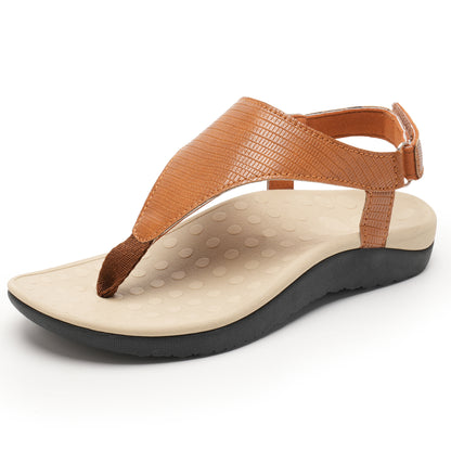 Women's Simple Wedge Thong Sandals