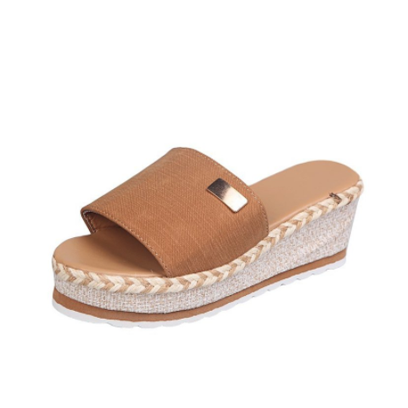 Women's Platform Espadrilles Wedge Slippers