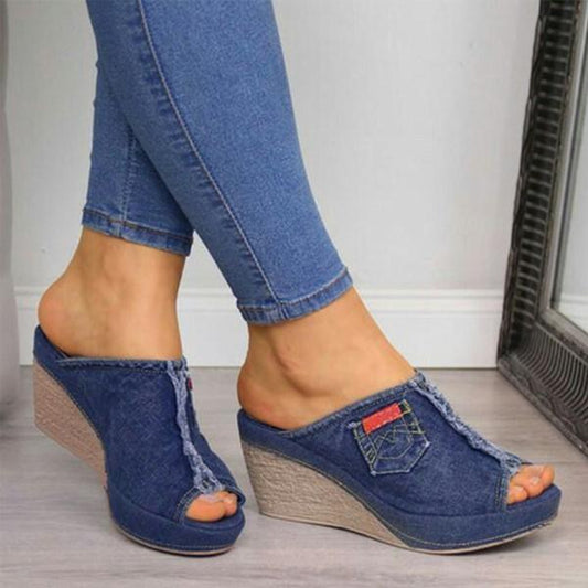 Women's Open Toe Wedge Sandals 52679077