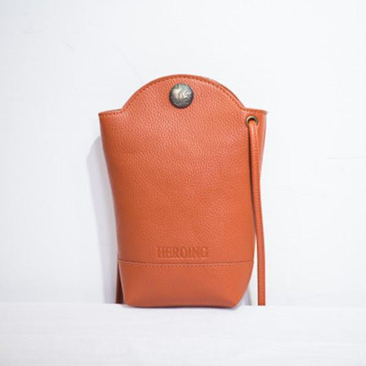 Casual Little Bucket Bag Phone Bag PU Crossbody Bag