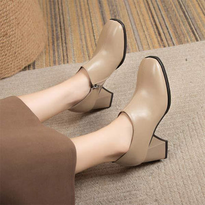Women's Chunky Heel Fashion Shoes 19373615C