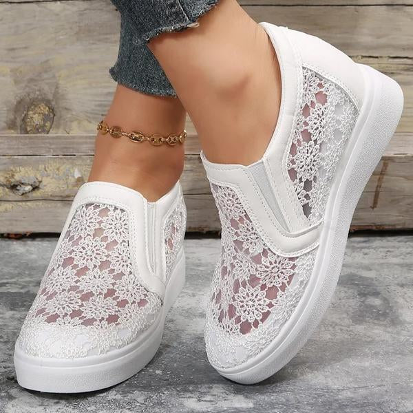 Women's Hollow Breathable Mesh Casual Shoes 34656642C