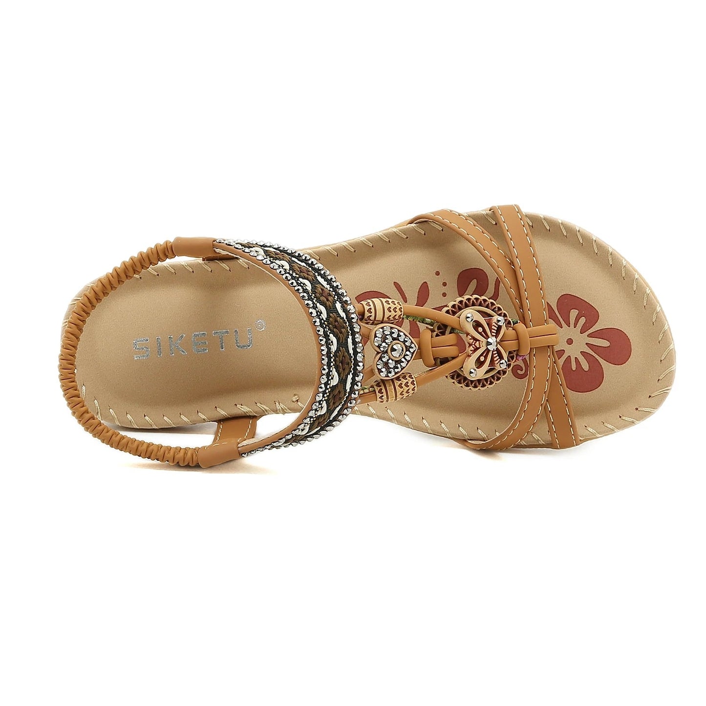 Women's Boho Beaded Vintage Sandals