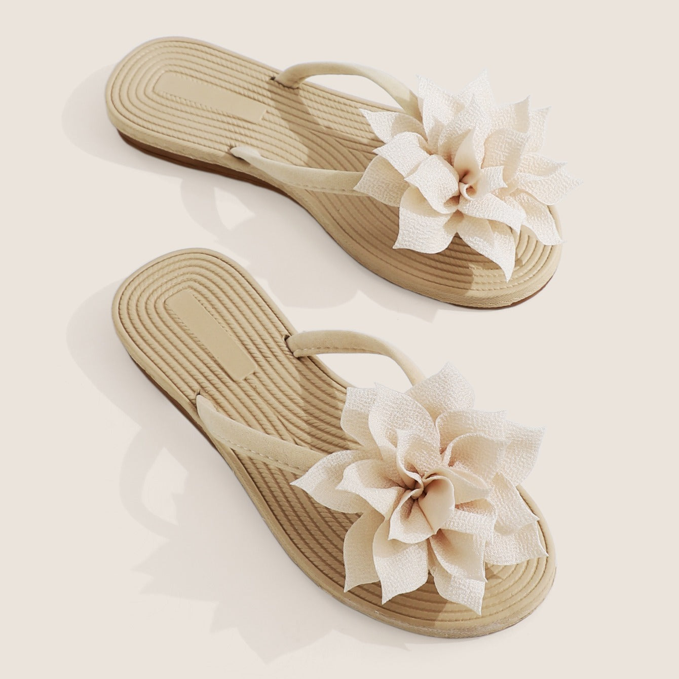 Women's Flower Flip Flops