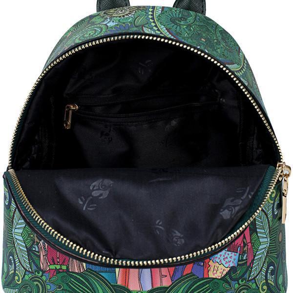 Bohemian Series Casual Multi-functional Backpack Crossbody Bag