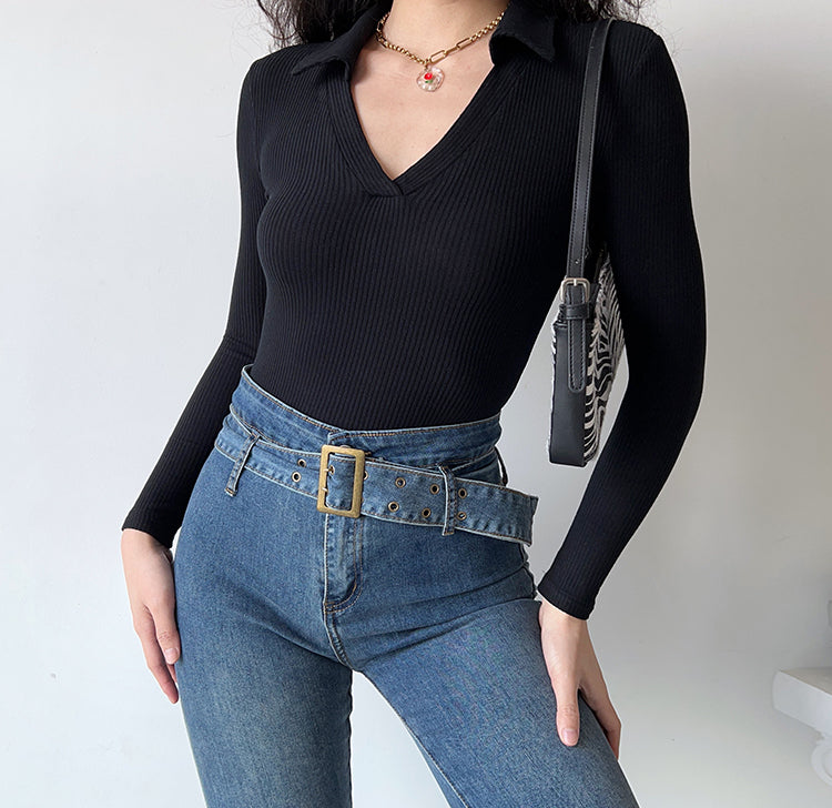 New Look Knit Longsleeve Top