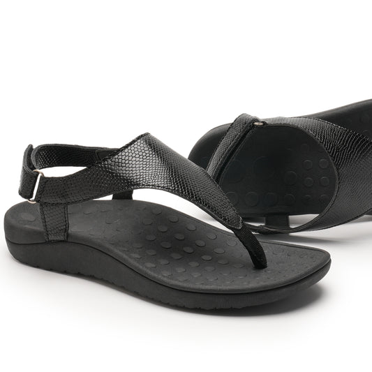 Women's Simple Wedge Thong Sandals